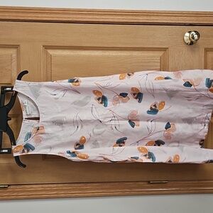 Rachel Zoe Linen Dress with Floral Accents